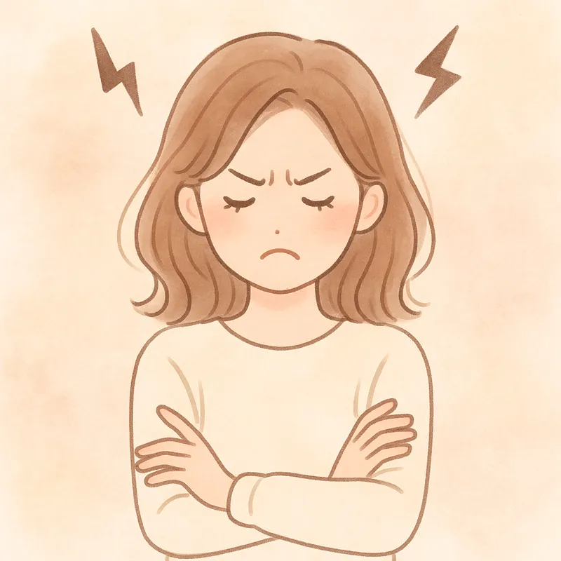 波動が下がったサイン【心に現れる5つのサイン】：イライラする