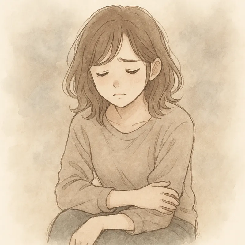 波動が下がる原因のひとつ：ネガティブな思考のループ