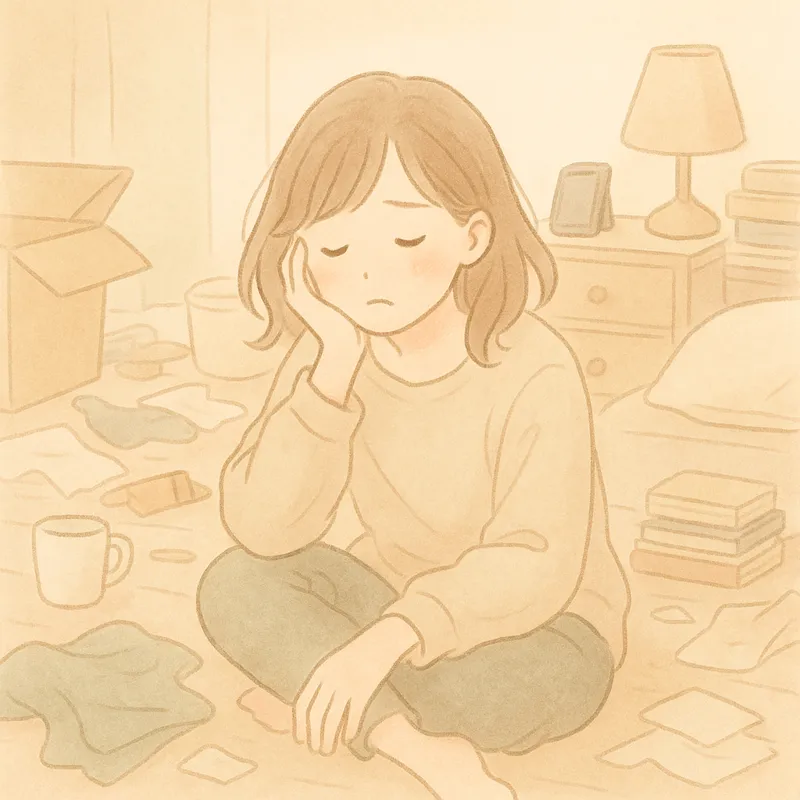 波動が下がったサイン【現実に現れる5つのサイン】：家が散らかる