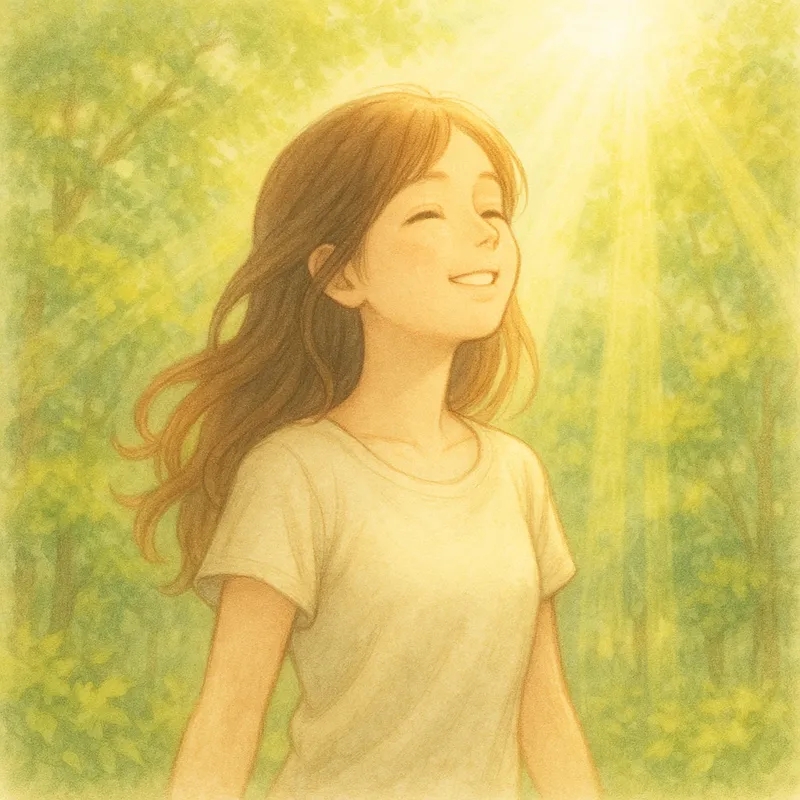 スピリチュアル的なエネルギー切れから回復するために太陽を浴びる