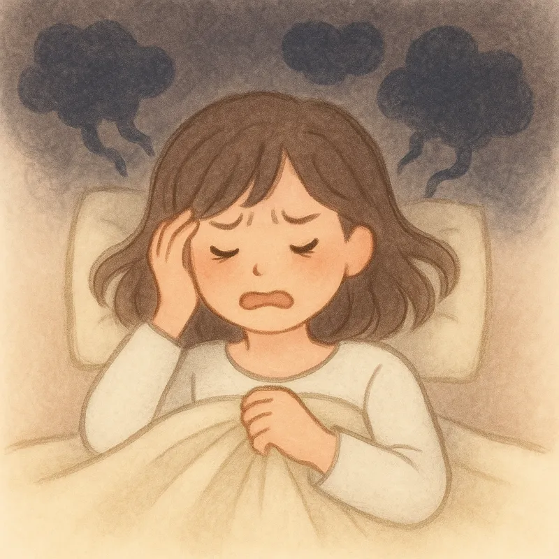 波動が下がったサイン【体に現れる5つのサイン】：悪夢を見る