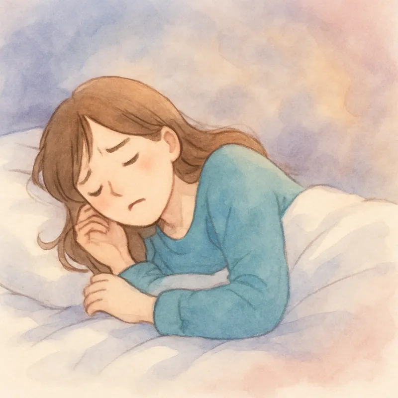 やる気が出ない、寝ていたい状態の人